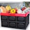 Greenmade Foldable & Stackable Storage Container, 12 gal, 21 in L x 14-1/5 in W x 11-7/10 in H, Black, Red 691323 - alternate 2